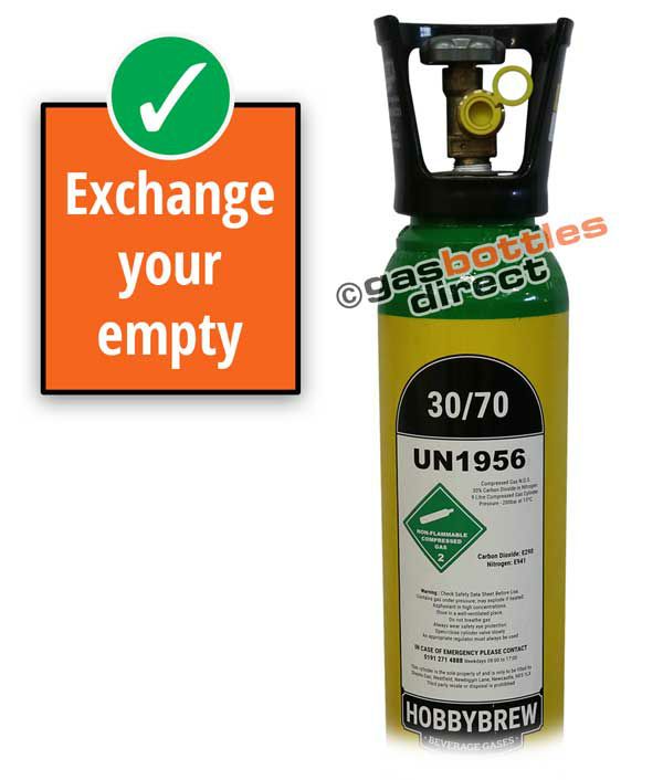 Hobbybrew 30/70 Gas Cylinder Refill